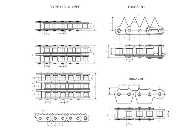 不锈钢尖齿链 Stainless steel sharp top chain 不锈钢尖齿链 Stainless steel sharp top chain
